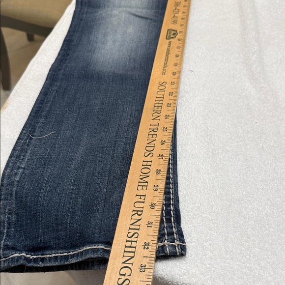 Rock Revival The Denim Icons The Irene Easy Boot Cut Rhinestone Accents Size 29 - Picture 9 of 12